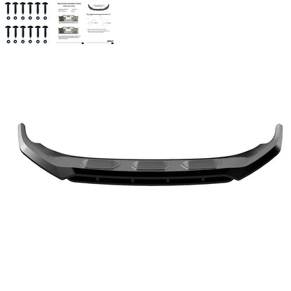 Oneway Frontspoiler passend für Audi Q7 S-Line MK2 Facelift 2019- - Schwarz glänzend
