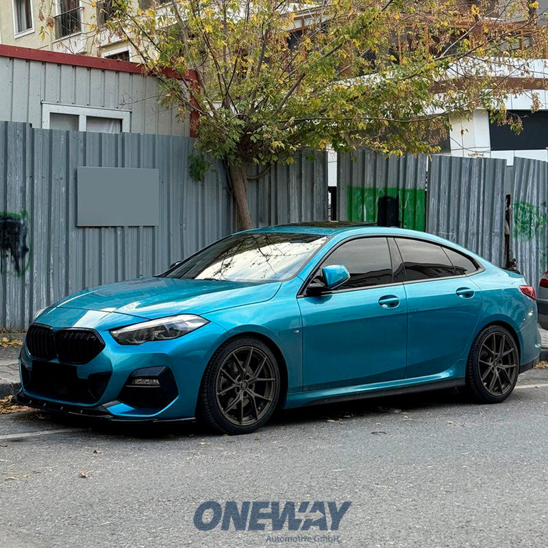 Oneway Frontspoiler passend für BMW 2er F44 Gran Coupe M-Pack/M235i 2019- - Schwarz glänzend