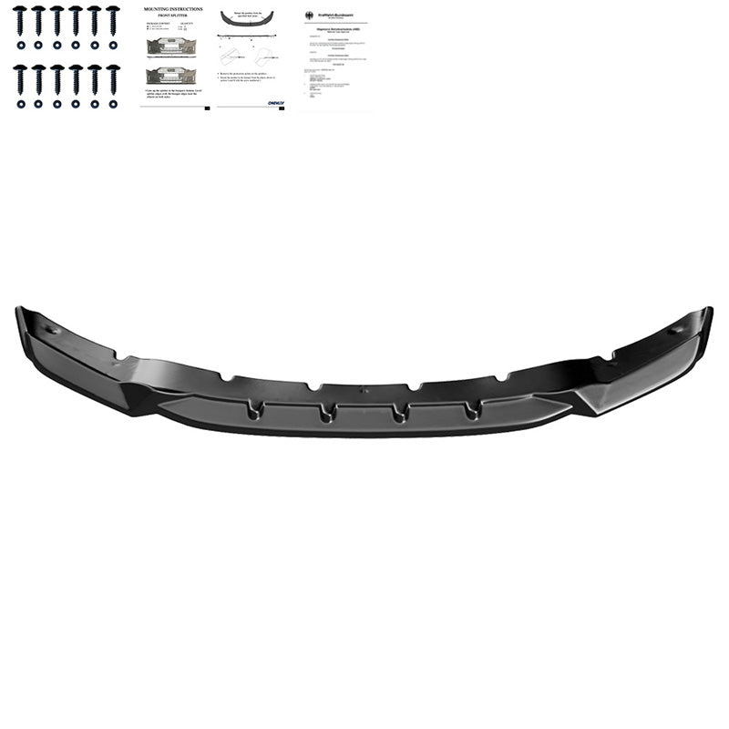 Oneway Frontspoiler passend für BMW X5 M F85 & X6 M F86 2013-2018 - Schwarz glänzend