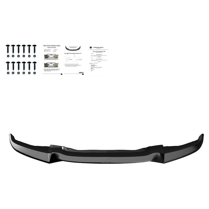 Oneway Frontspoiler passend für BMW X6 F16 M-Pack 2014-2019 - Schwarz glänzend