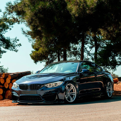 Oneway Frontspoiler passend für BMW M3 F80 2014-2018 & M4 F82 2014-2021 - Schwarz glänzend