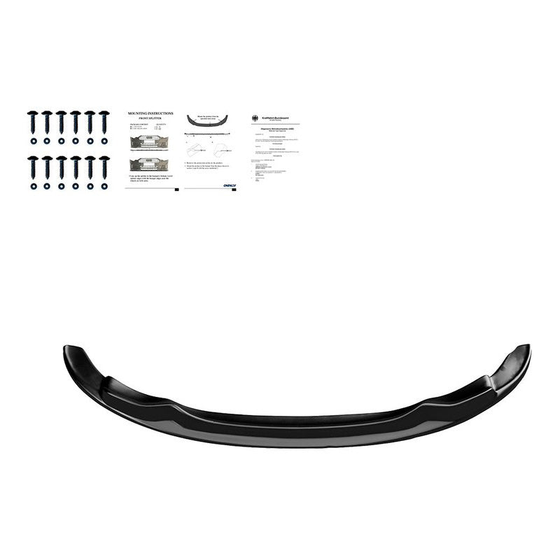 Oneway Frontspoiler passend für BMW 3er E92/E93 M-Sport 2010-2013 - Schwarz glänzend