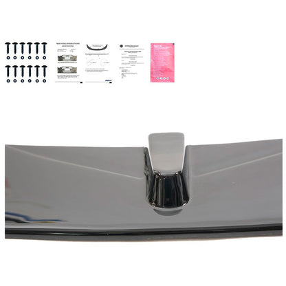 Oneway Frontspoiler passend für BMW 3er F30 M-Pack 2012-2019 mit Flaps - Schwarz glänzend