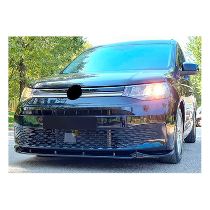 Oneway Frontspoiler passend für Volkswagen Caddy MK5 2020- - Schwarz glänzend