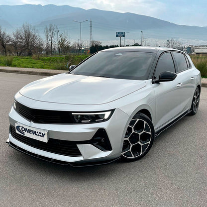 Oneway Frontspoiler passend für Opel Astra L HB/ST 2021- - Schwarz glänzend