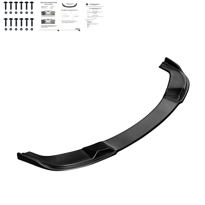 Oneway Frontspoiler passend für BMW 5er E60/E61 M-Pack 2003-2010 - Schwarz glänzend
