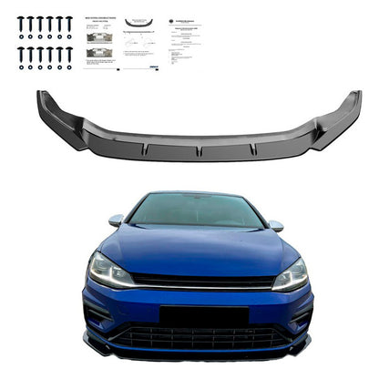 Oneway Frontspoiler passend für Volkswagen Golf VII (7.5) HB/Variant R 2017-2020 - Version 3 - Schwarz glänzend