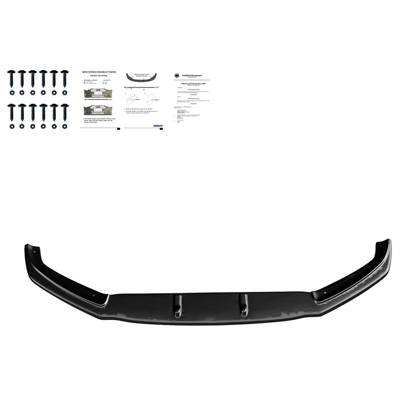 Oneway Frontspoiler passend für Audi TT RS 8S 2016-2020 - Schwarz glänzend