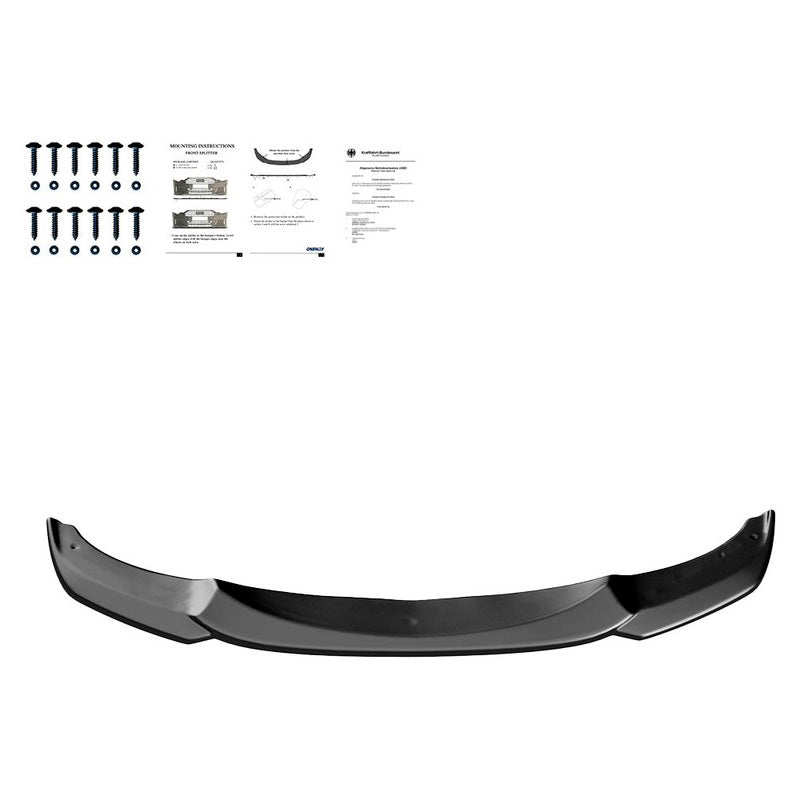 Oneway Frontspoiler passend für BMW 5er F10/F11 M-Pack 2011-2016 - Schwarz glänzend