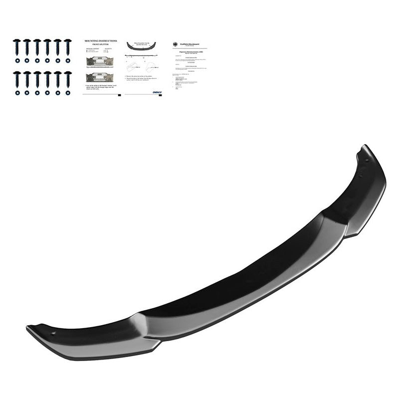 Oneway Frontspoiler passend für BMW 5er F10/F11 M-Pack 2011-2016 - Schwarz glänzend