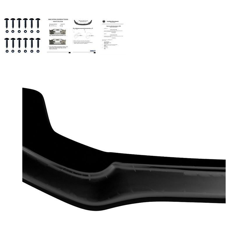 Oneway Frontspoiler passend für Audi A5 S-line/S5 8T 2007-2011 - Schwarz glänzend