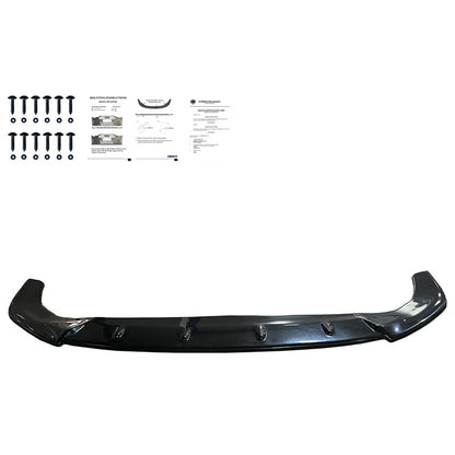 Oneway Frontspoiler passend für Volkswagen Golf VIII HB/Variant GTI/GTE/R Line 2020- - Version 2 - Schwarz glänzend