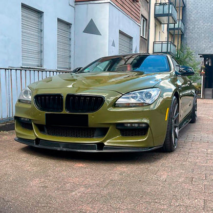 Oneway Frontspoiler passend für BMW 6er F06/F12/F13 Facelift M-Pack 2013-2018 - Schwarz glänzend