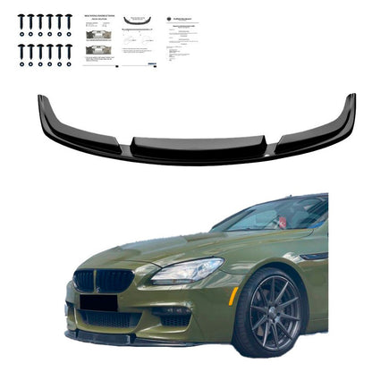 Oneway Frontspoiler passend für BMW 6er F06/F12/F13 Facelift M-Pack 2013-2018 - Schwarz glänzend