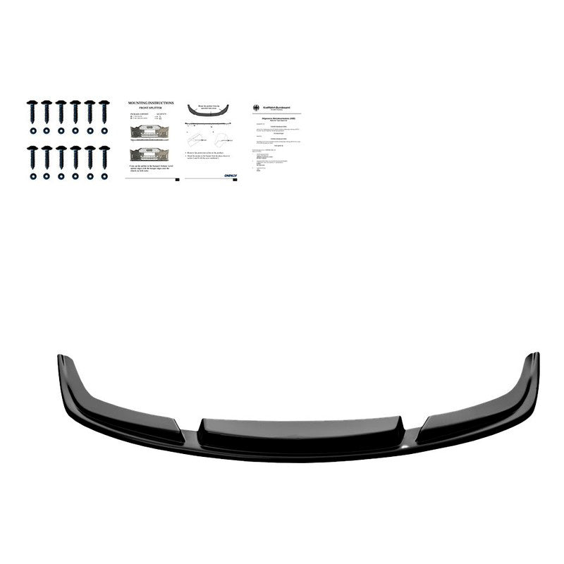 Oneway Frontspoiler passend für BMW 6er F06/F12/F13 Facelift M-Pack 2013-2018 - Schwarz glänzend
