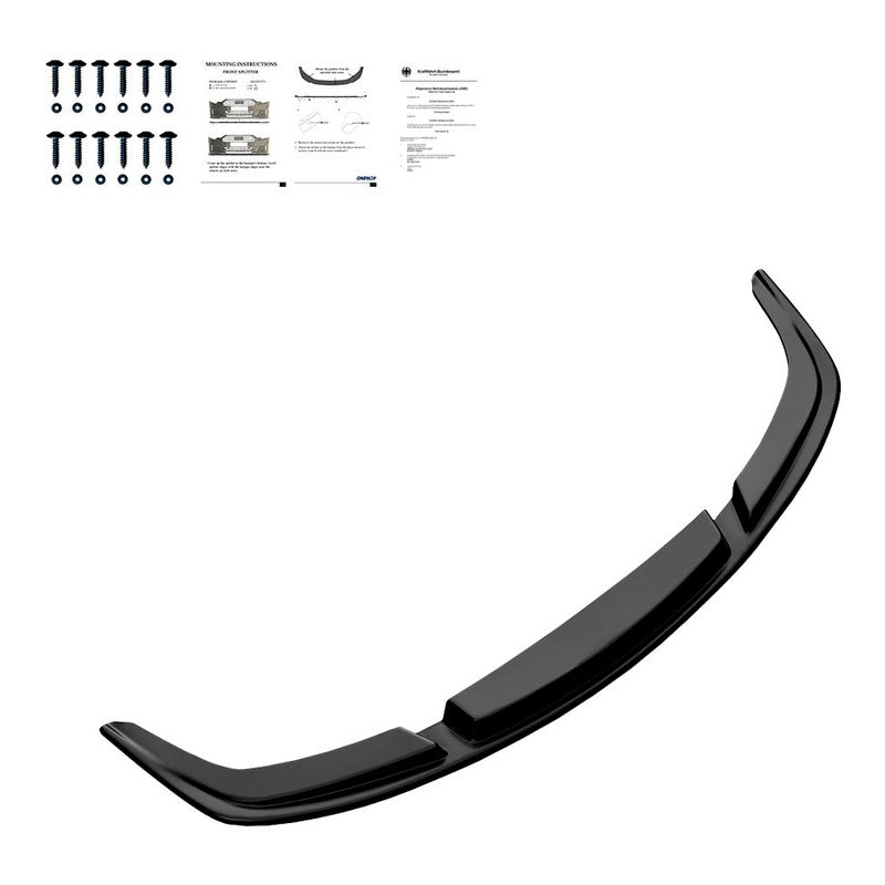 Oneway Frontspoiler passend für BMW 6er F06/F12/F13 Facelift M-Pack 2013-2018 - Schwarz glänzend