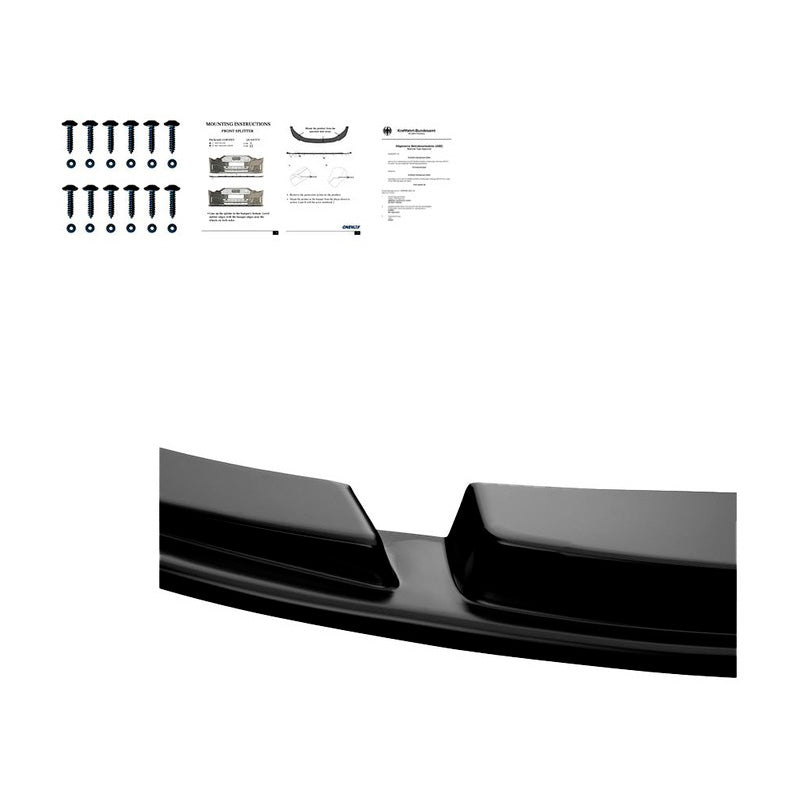 Oneway Frontspoiler passend für BMW 6er F06/F12/F13 Facelift M-Pack 2013-2018 - Schwarz glänzend