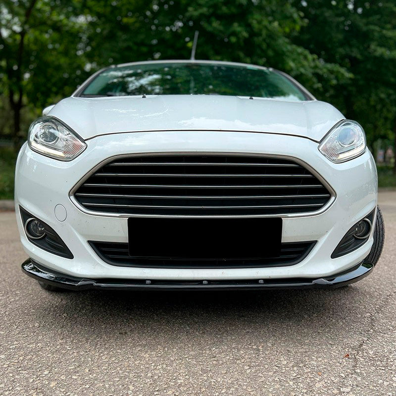 Oneway Frontspoiler passend für Ford Fiesta MK7 Facelift 2012-2017 - Schwarz glänzend
