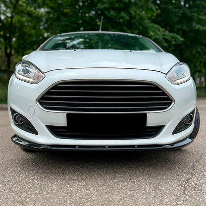 Oneway Frontspoiler passend für Ford Fiesta MK7 Facelift 2012-2017 - Schwarz glänzend