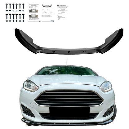 Oneway Frontspoiler passend für Ford Fiesta MK7 Facelift 2012-2017 - Schwarz glänzend