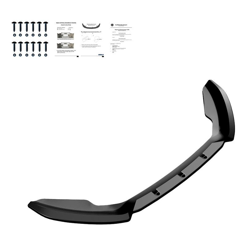 Oneway Frontspoiler passend für Ford Fiesta MK7 Facelift 2012-2017 - Schwarz glänzend