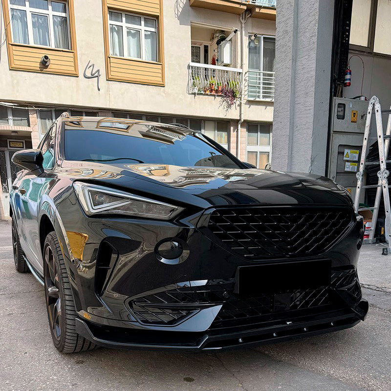 Oneway Frontspoiler passend für Cupra Formentor 2020-2024 exkl. VZ5 - Schwarz glänzend