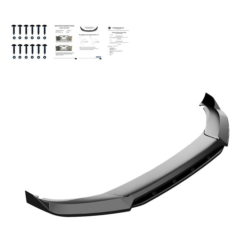 Oneway Frontspoiler passend für Cupra Formentor 2020-2024 exkl. VZ5 - Schwarz glänzend