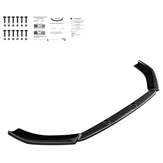 Oneway Frontspoiler passend für Audi RS3 8V Limousine/Sportback Facelift 2017-2020 - Version 2 - Schwarz glänzend
