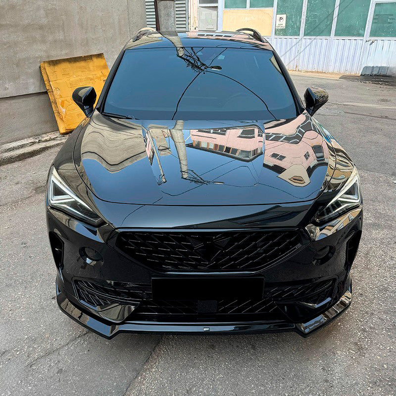 Oneway Frontspoiler passend für Cupra Formentor 2020-2024 exkl. VZ5 - Version 2 - Schwarz glänzend