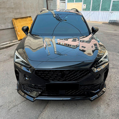 Oneway Frontspoiler passend für Cupra Formentor 2020-2024 exkl. VZ5 - Version 2 - Schwarz glänzend