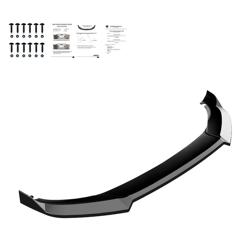 Oneway Frontspoiler passend für Cupra Formentor 2020-2024 exkl. VZ5 - Version 2 - Schwarz glänzend