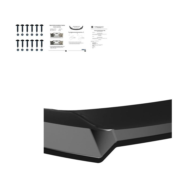 Oneway Frontspoiler passend für Cupra Formentor 2020-2024 exkl. VZ5 - Version 2 - Schwarz glänzend