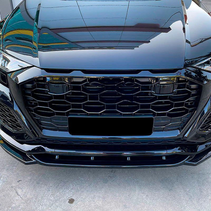 Oneway Frontspoiler passend für Audi RS Q8 MK1 2019-2023 - Schwarz glänzend