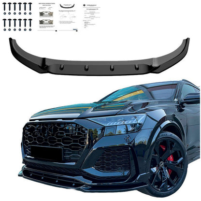 Oneway Frontspoiler passend für Audi RS Q8 MK1 2019-2023 - Schwarz glänzend