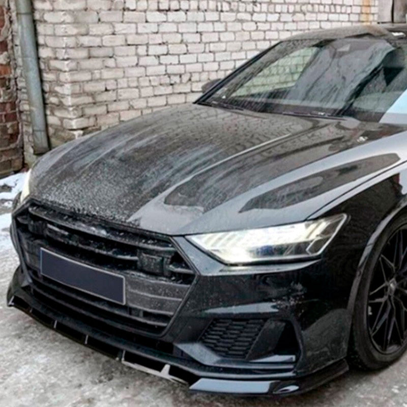 Oneway Frontspoiler passend für Audi A7 S-Line/S7 C8 2018- - Schwarz glänzend