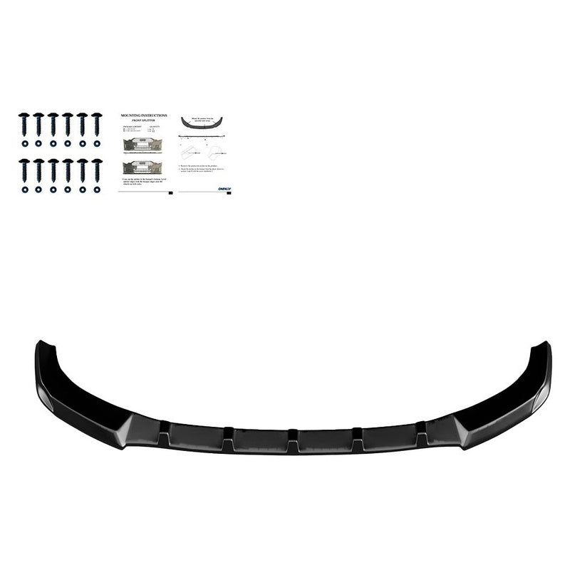 Oneway Frontspoiler passend für Audi A7 S-Line/S7 C8 2018- - Schwarz glänzend