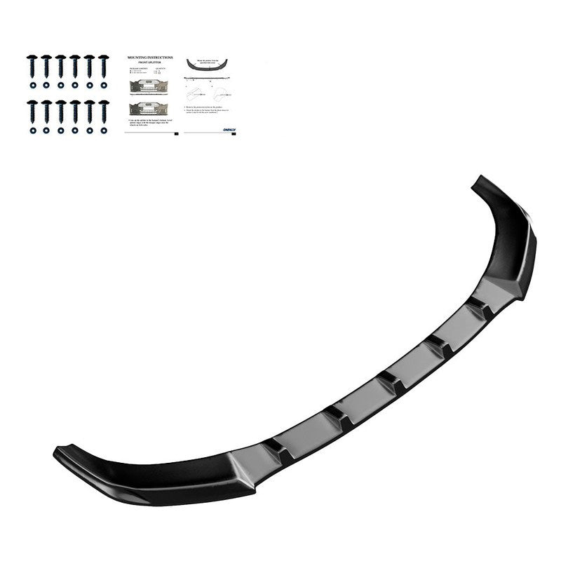 Oneway Frontspoiler passend für Audi A7 S-Line/S7 C8 2018- - Schwarz glänzend