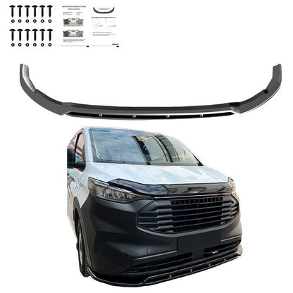 Oneway Frontspoiler passend für Ford Transit Custom MK2 2023- - Version 2 - Schwarz glänzend