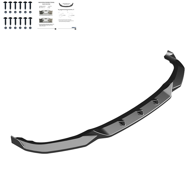 Oneway Frontspoiler passend für BMW X1 F48 M-Pack 2015-2019 - Schwarz glänzend
