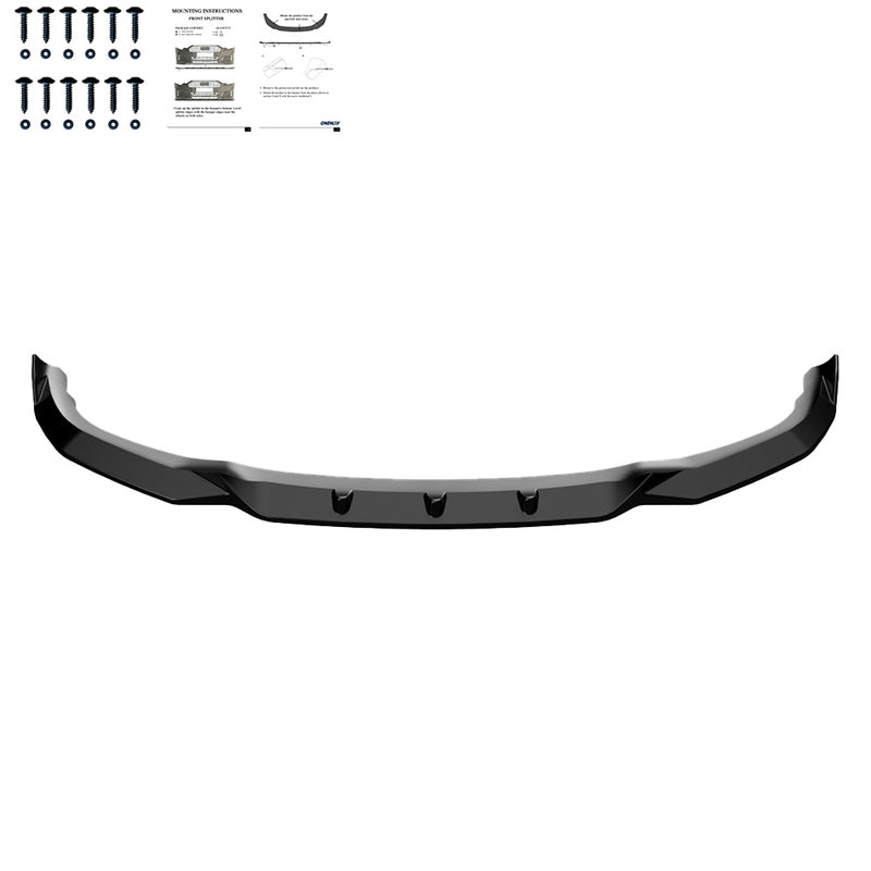 Oneway Frontspoiler passend für BMW X1 F48 M-Pack 2015-2019 - Schwarz glänzend