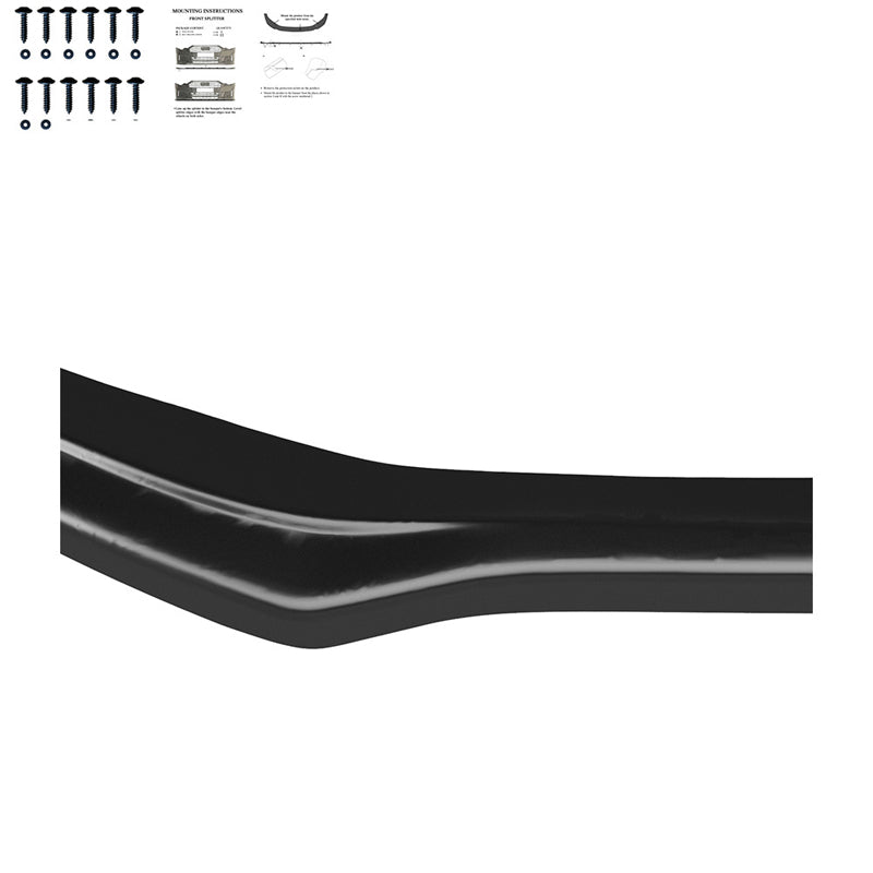 Oneway Frontspoiler passend für Audi A4 S-Line/S4 B8 Facelift 2012-2015 - Schwarz glänzend