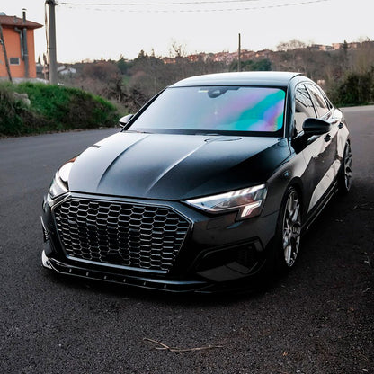 Oneway Frontspoiler passend für Audi A3 (8Y) Limousine/Sportback 2020-2024 exkl. S-Line/S3/RS3 - Schwarz glänzend