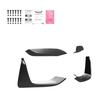Oneway Front Flaps passend für BMW M3 F80 2014-2018 & M4 F82 2014-2021 - Schwarz glänzend