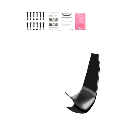 Oneway Front Flaps passend für BMW M3 F80 2014-2018 & M4 F82 2014-2021 - Schwarz glänzend