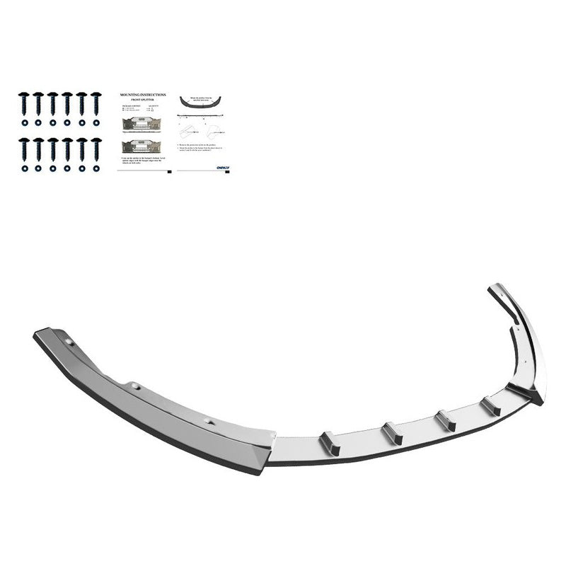 Oneway Frontspoiler passend für Renault Clio V Facelift 2023- - Schwarz glänzend