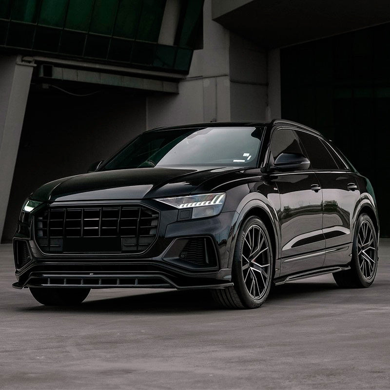 Oneway Frontspoiler passend für Audi Q8 S-Line & SQ8 MK1 2018-2023 - Schwarz glänzend