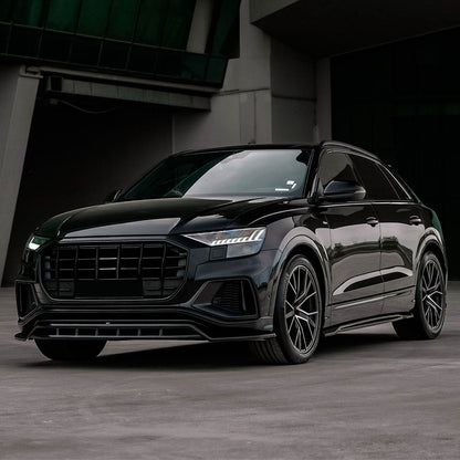 Oneway Frontspoiler passend für Audi Q8 S-Line & SQ8 MK1 2018-2023 - Schwarz glänzend