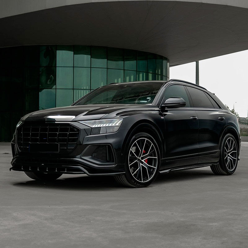 Oneway Frontspoiler passend für Audi Q8 S-Line & SQ8 MK1 2018-2023 - Schwarz glänzend