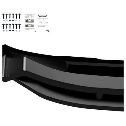 Oneway Frontspoiler passend für Volkswagen Touareg III R-Line 2018-2023 - Schwarz glänzend