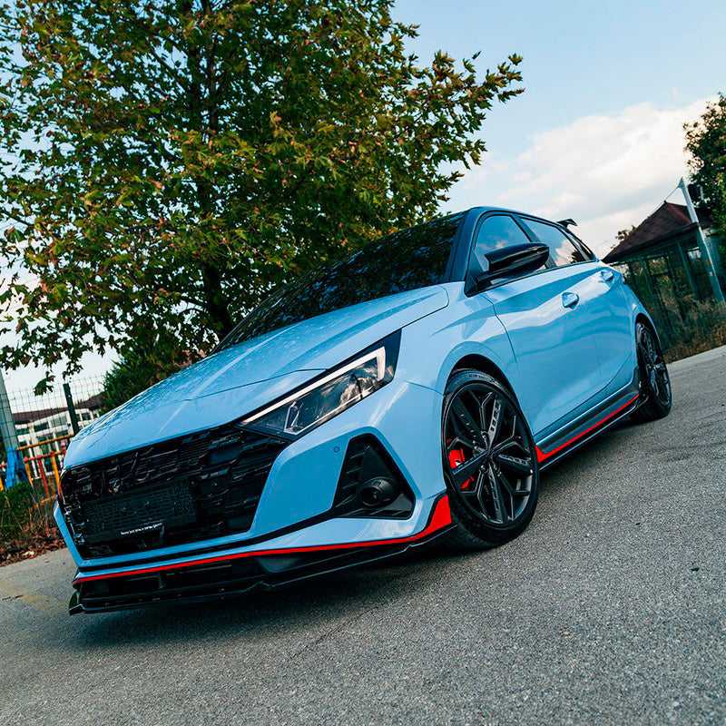 Oneway Frontspoiler passend für Hyundai I20 N MK3 2020- - Schwarz glänzend